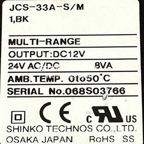 JCS-33A-S/M BK